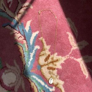 Gold Puka Shell Neclace